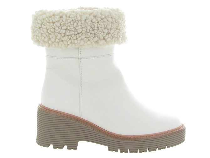 bottines et boots - Classique & Chic - femme - Cuir - Blanc - Regarde le ciel...4995101_2