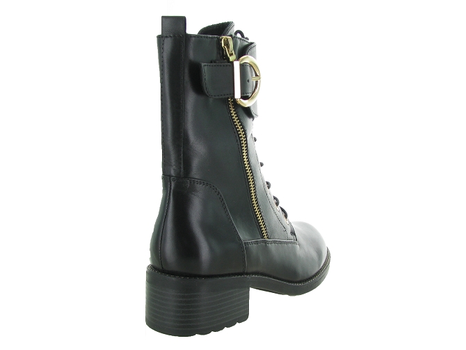 Bottines de pluie noir & argenté made in France