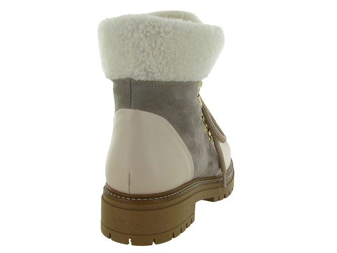 apres ski bottes fourrees - Chaussure neige - femme - Nubuck - Beige - Armando4997002_5