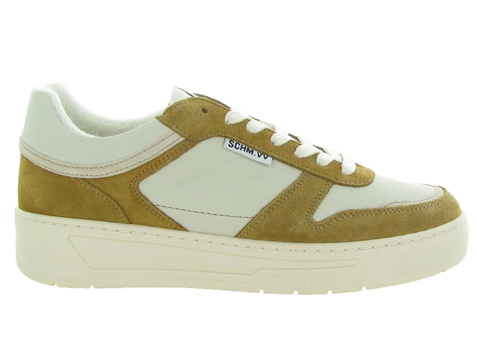 baskets et sneakers - Tendance - homme - Cuir - Beige - Schmoove4997901_2