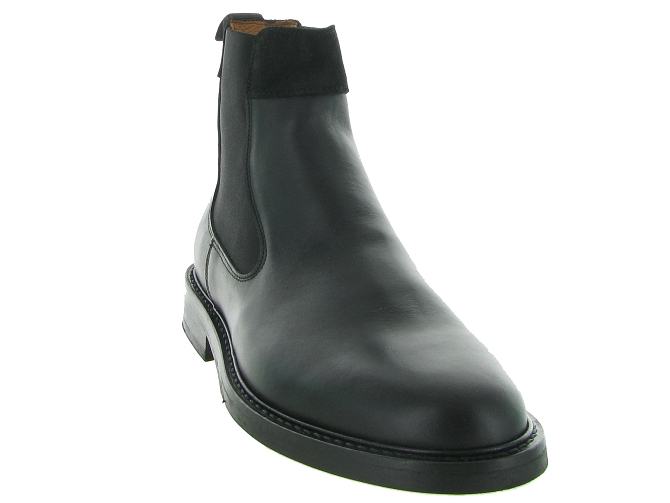 bottines et boots - Chelsea - homme - Cuir - Noir - Schmoove4998001_3