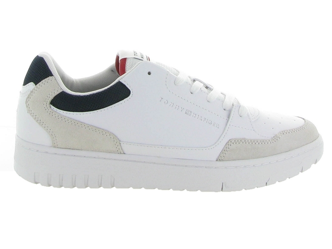 baskets et sneakers - Tendance - homme - Cuir - Blanc - Tommy hilfiger4998501_2