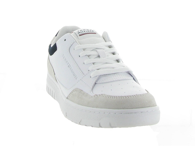 baskets et sneakers - Tendance - homme - Cuir - Blanc - Tommy hilfiger4998501_3