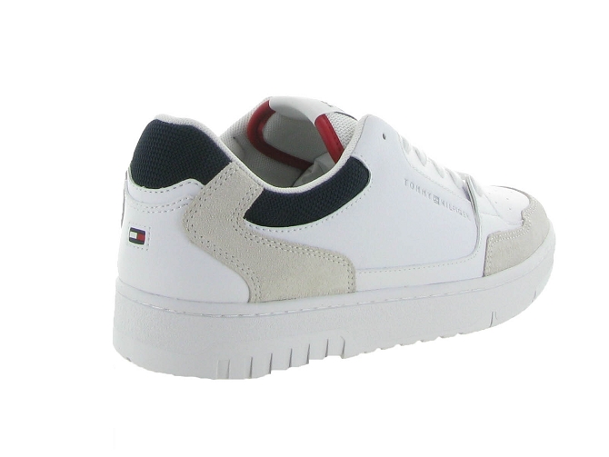 baskets et sneakers - Tendance - homme - Cuir - Blanc - Tommy hilfiger4998501_5