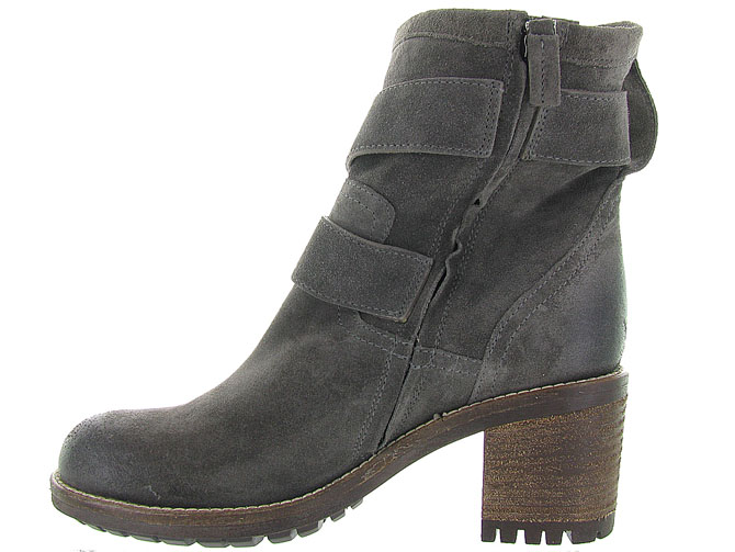 bottines et boots - Casual - femme - Cuir - Beige - Julie dee5041504_4