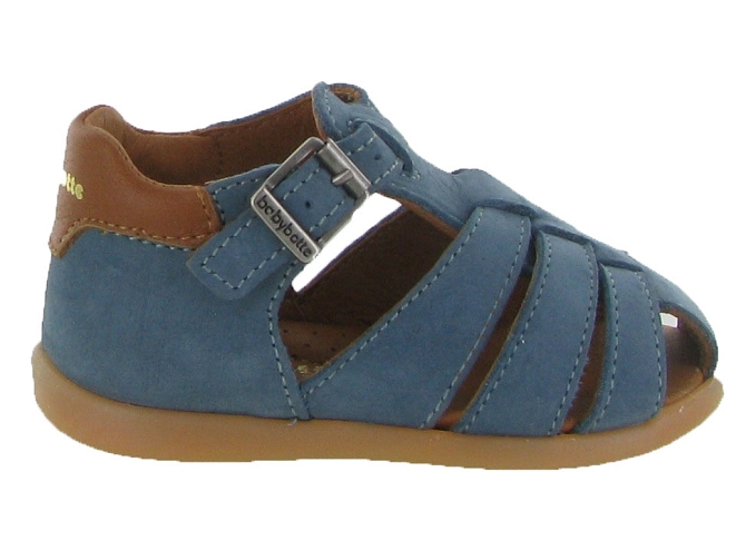 pre marche du 16 au 23 - Semelle souple - bebe garcon - Cuir - Bleu - Babybotte5162205_2