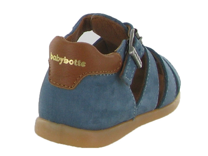 pre marche du 16 au 23 - Semelle souple - bebe garcon - Cuir - Bleu - Babybotte5162205_5