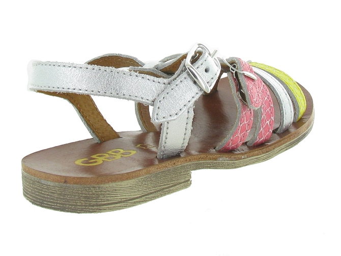 sandales et nu pieds -  - junior fille - Cuir - Gris - Gbb5185304_5