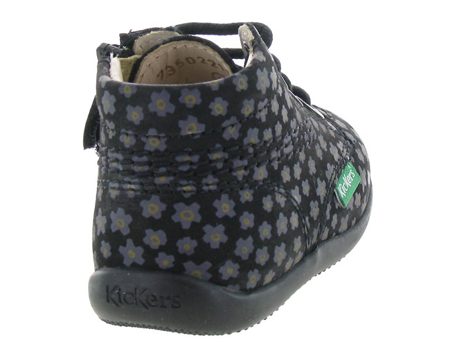 pre marche du 16 au 23 -  - bebe fille - Cuir - Noir - Kickers5211002_5