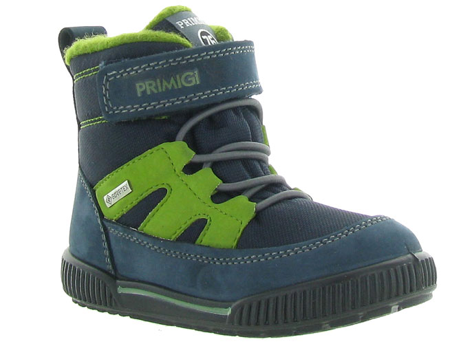 apres ski bottes fourrees -  - bebe garcon - Nubuck - Bleu - Primigi