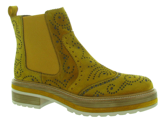 Pons quintana bottines et boots 7995.006 jaune