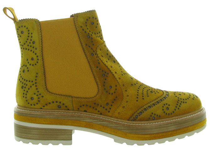 Pons quintana bottines et boots 7995.006 jaune5243202_2