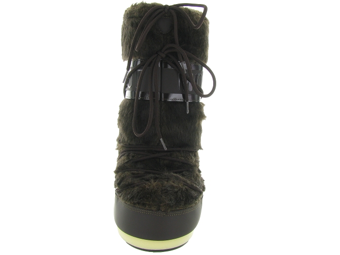 Moon boot apres ski bottes fourrees moon boot faux fur marron5250303_3