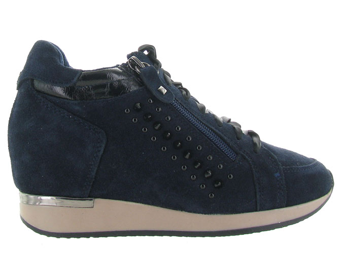 baskets et sneakers - Confort - femme - Nubuck - Bleu - Carmela5252901_2