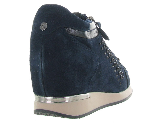 baskets et sneakers - Confort - femme - Nubuck - Bleu - Carmela5252901_5