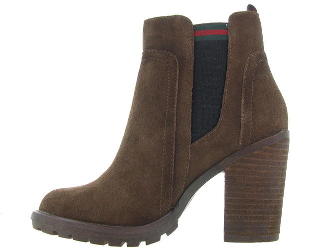 bottines et boots - Casual - femme - Cuir - Marron - Carmela5253202_4