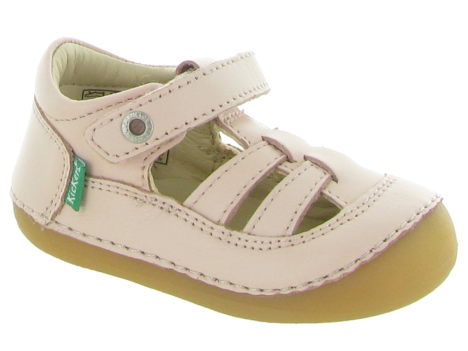 pre marche du 16 au 23 -  - bebe fille - Nubuck - Rose - Kickers