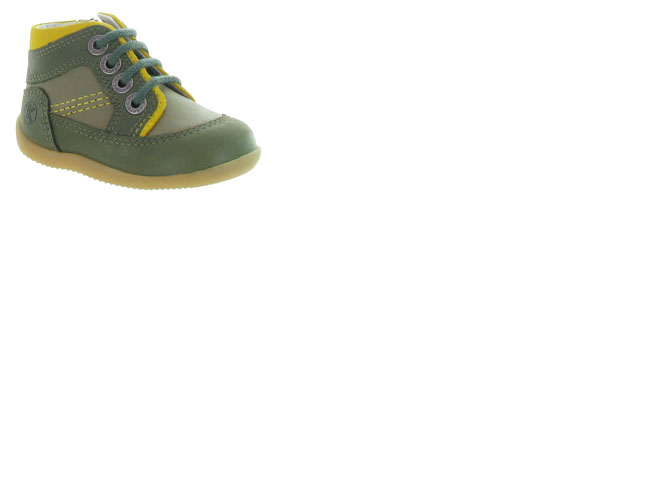 pre marche du 16 au 23 -  - bebe garcon - Nubuck - Vert - Kickers