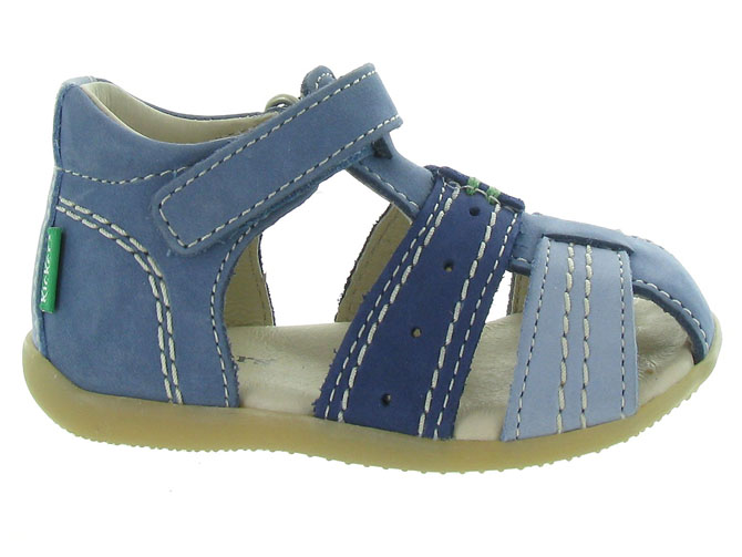 pre marche du 16 au 23 - Semelle souple - bebe garcon - Nubuck - Bleu - Kickers5263702_2