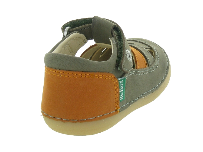 pre marche du 16 au 23 - Semelle souple - bebe garcon - Cuir - Vert - Kickers5263803_5