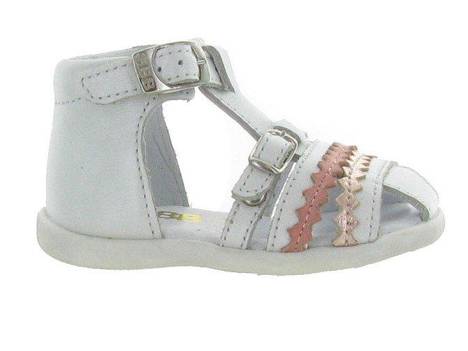 pre marche du 16 au 23 -  - bebe fille - Cuir - Blanc - Gbb5276901_2