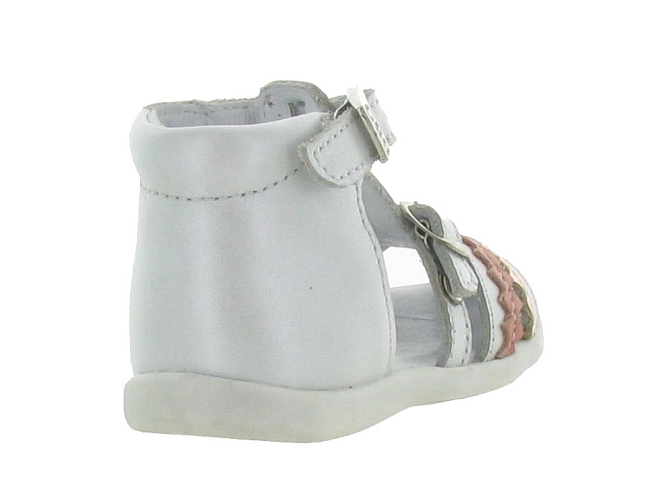 pre marche du 16 au 23 -  - bebe fille - Cuir - Blanc - Gbb5276901_5