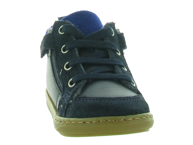 chaussures bebe du 18 au 27 - Semelle souple - bebe garcon - Cuir - Bleu - Shoo pom5310901_3