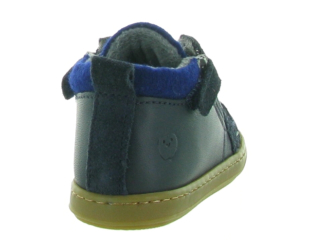 chaussures bebe du 18 au 27 - Semelle souple - bebe garcon - Cuir - Bleu - Shoo pom5310901_5