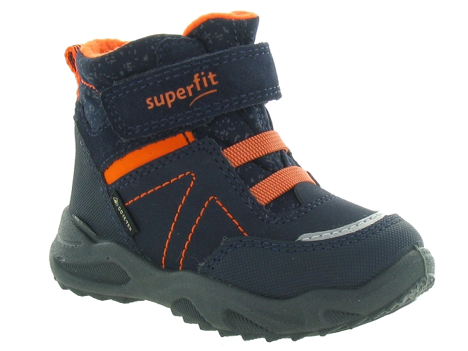 apres ski bottes fourrees -  - bebe garcon - Nubuck - Bleu - Superfit