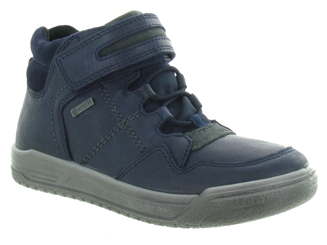 chaussures a scratch -  - junior garcon - Cuir - Bleu - Superfit