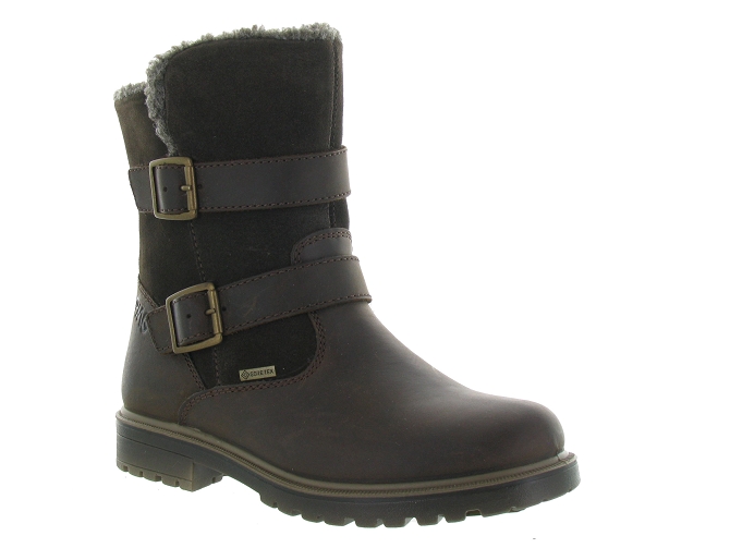 bottines et boots -  - junior fille - Cuir - Marron - Primigi