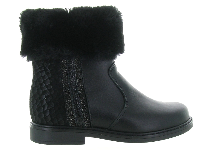 bottines et boots -  - junior fille - Cuir - Noir - Bopy5336802_2