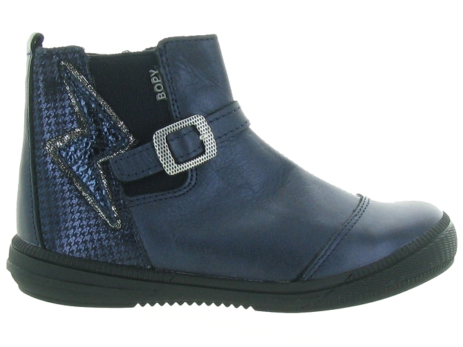 bottines et boots -  - junior fille - Cuir - Bleu - Bopy5337301_2