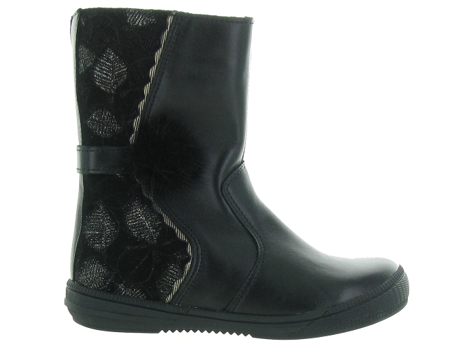 bottines et boots -  - junior fille - Cuir - Noir - Bopy5338101_2