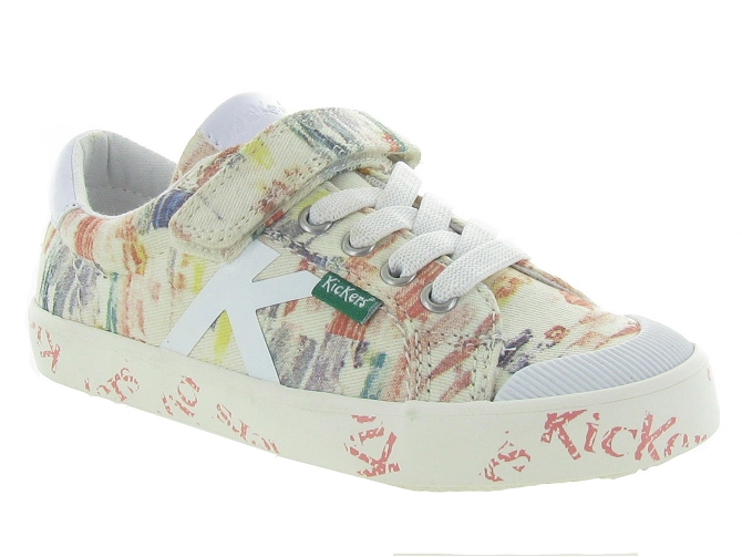 baskets et sneakers -  - junior fille - Toile Jean - Multicolor - Kickers