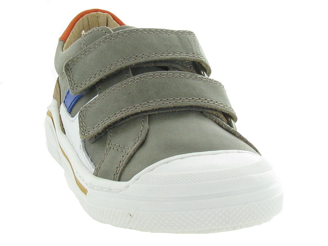 chaussures a scratch -  - junior garcon - Cuir - Beige - Shoo pom5360501_3