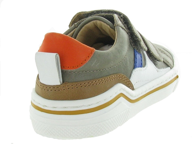 chaussures a scratch -  - junior garcon - Cuir - Beige - Shoo pom5360501_5