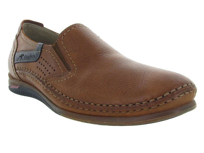 mocassins - Elégant - homme - Cuir - Marron - Fluchos