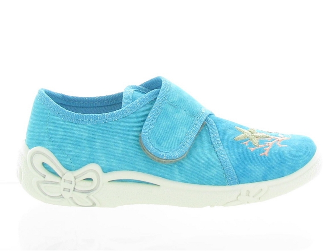 chaussons et pantoufles -  - junior fille - Toile Jean - Bleu - Superfit