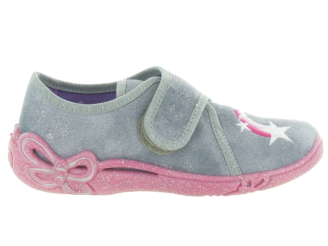 chaussons et pantoufles -  - junior fille - Toile Jean - Gris - Superfit5376002_3