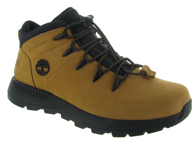 bottines et boots -  - junior garcon - Cuir - Jaune - Timberland