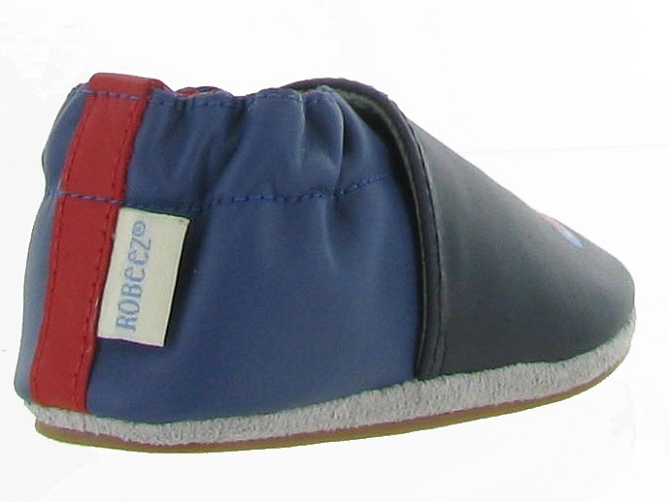 chaussons et pantoufles -  - bebe garcon - Cuir - Bleu - Robeez5402301_5