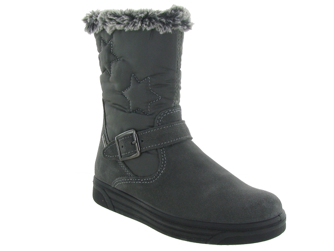 bottines et boots -  - junior fille - Nubuck - Gris - Primigi