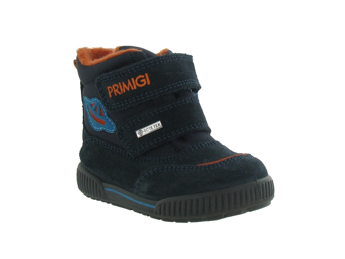 apres ski bottes fourrees -  - bebe garcon - Nubuck - Bleu - Primigi