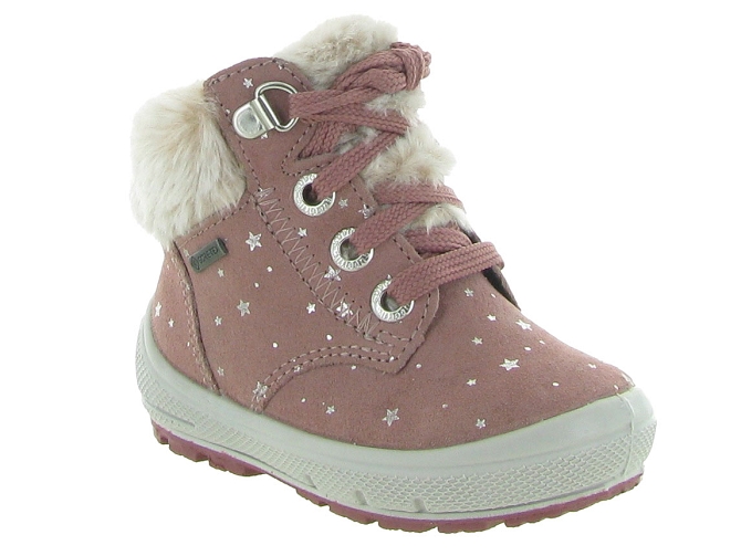 apres ski bottes fourrees -  - bebe fille - Cuir - Rose - Superfit