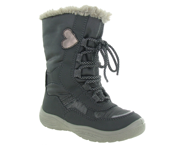 apres ski bottes fourrees -  - junior fille - Nylon - Gris - Superfit