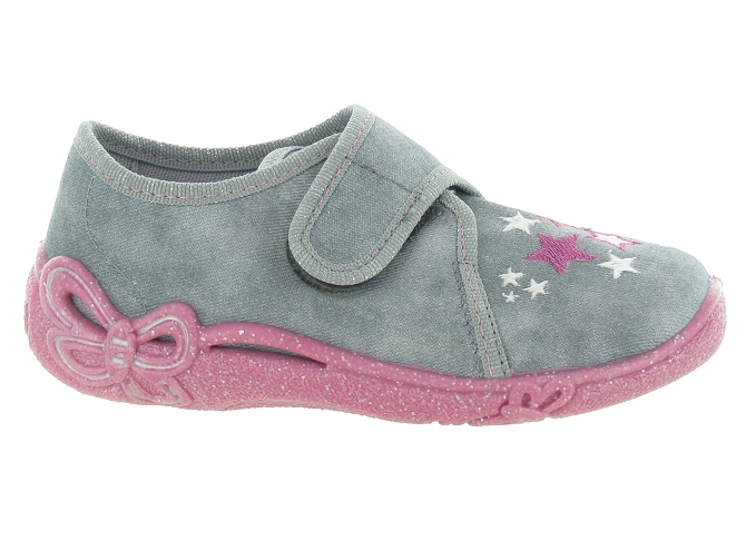 chaussons et pantoufles -  - junior fille - Toile Jean - Gris - Superfit5418201_2