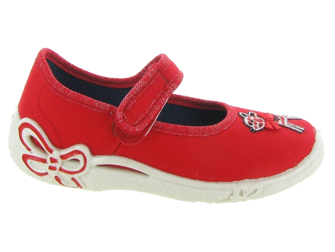 chaussons et pantoufles -  - junior fille - Toile Jean - Rouge - Superfit5418401_3