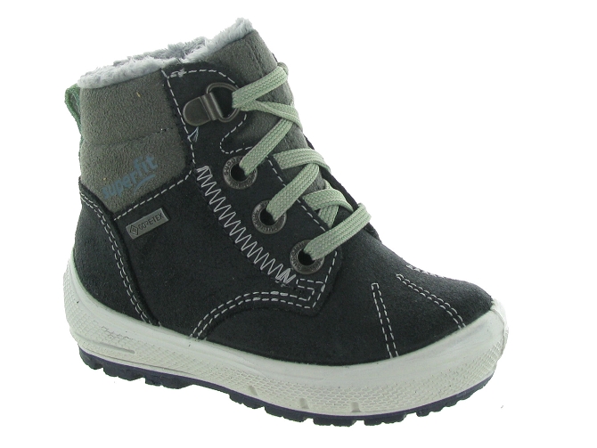 apres ski bottes fourrees -  - bebe garcon - Nubuck - Gris - Superfit