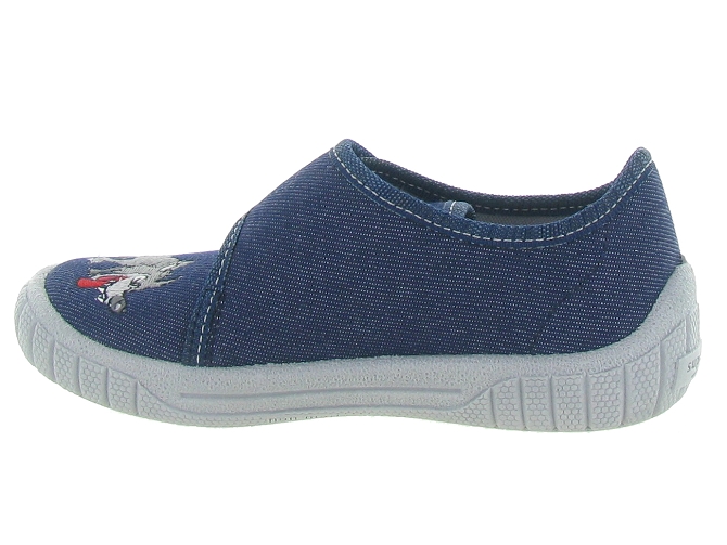 chaussons et pantoufles -  - junior garcon - Toile  - Bleu Marine - Superfit5418601_4